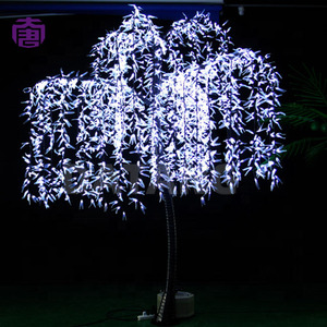 ไฟต้นหลิว LED สำหรับตกแต่งภายนอก เหมาะสำหรับรีสอร์ท โรงแรม ห้างสรรพสินค้า สวนสาธารณะ และภูมิทัศน์เชิงพาณิชย์ในช่วงคริสต์มาส - Product Image 5