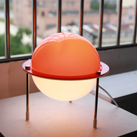 Moderne LED-Tischlampe Kugelform Glas Umweltfreundlich Dimmbar Wohnraumdekoration in Weiß Wohnzimmerbeleuchtung