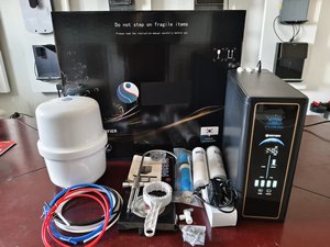 Purificateur d'eau à 6 étapes avec machine à eau potable intelligente, système de filtration domestique en plastique à 6 étapes (PP+CTO+PP+RO+T33+Mi) - Product Image 2
