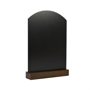 <span class=keywords><strong>Tableau</strong></span> noir de bureau avec base en bois <span class=keywords><strong>Tableau</strong></span> noir mat double face Support de panneau de <span class=keywords><strong>menu</strong></span> de barre acrylique <span class=keywords><strong>Tableau</strong></span> noir de message de bureau - Product Image 5