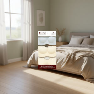 Doryoukqiz Ensemble soutien-gorge sans armatures pour femme, bonnet trois quarts, respirant, en nylon et coton, bretelles réglables, couleur unie, style hipster - Product Image 2