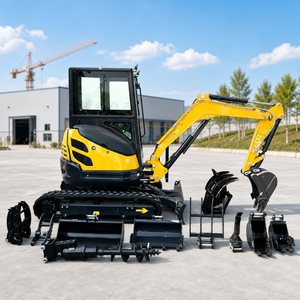 Mini-excavatrice Kubota, prix de gros, 3,5 tonnes, micro-excavatrice sur chenilles, outil de terrassement compact multifonctionnel - Product Image 5