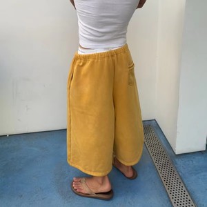 Custom Long <b>Shorts</b> Men Breathable Terry Cotton Three Quarter Length Baggy <b>Wide</b> <b>Leg</b> <b>Shorts</b> - Product Image 3
