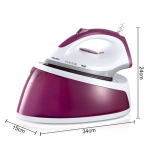 Plancha de Vapor Portátil Plegable de 2000W con Suela Antiadherente, Cable de 1.5m y Cubo de Planchado - Product Image 2