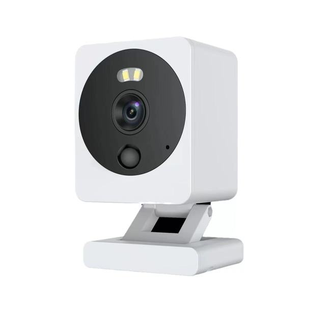 Smart Home 2.5K QHD CMOS Wi-Fi Security Camera Indoor/Outdoor Use Pet/Baby Monitor Motion Detection Spotlight/Siren 1 Year
