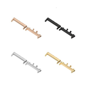 Conector de Correa para Reloj Samsung Galaxy Fit 3, 12mm 18mm 20mm, Tipo Barra de Resorte Metálica, Negro, Plateado, Dorado, Oro Rosa, Unisex - Product Image 4