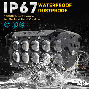 Phare de moto neuf en gros d'usine, 10 projecteurs LED, refroidissement par ventilateur, IP67, feu de travail antibrouillard, position avant, garantie 2 ans - Product Image 4