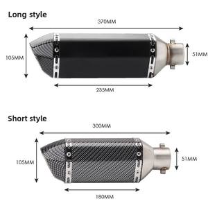 Pot d'échappement de moto en acier inoxydable modifié Huanglong 600 <span class=keywords><strong>Scorpion</strong></span>, universel, petit hexagone, pour course, grande cylindrée - Product Image 2