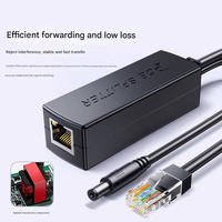 Câble passif PoE pour connecteur de distributeur vidéo pour caméra CCTV 48V vers DC12V 2A pour caméra IP non isolée