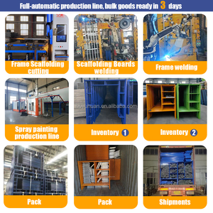 Phong cách tối giản Bền và di động hoàn chỉnh thiết lập thép <span class=keywords><strong>9M</strong></span> giàn giáo di động với bánh xe khóa cho khách sạn xây dựng - Product Image 5