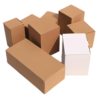 Cajas de Cartón Corrugado Pequeñas para Envíos, Materiales Reciclados, Laminación Mate, Carpetas Rígidas para Envíar Calcetines, Pieles y Otros Artículos Pequeños