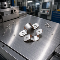 Clip de fixation métallique pour tuyaux et câbles, utilisé dans les applications industrielles, électriques, mécaniques et d'installation générale