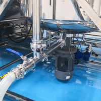 Mélangeur industriel à cisaillement élevé, émulsifiant, homogénéisateur, cuve de mélange en acier inoxydable avec agitateur