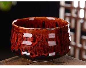 Tazón de Cerámica Iridiscente Hecho a Mano en Japón, Tazón de Cerámica para Beber Té Matcha - Product Image 6