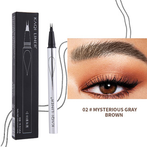 Crayon à sourcils en plastique à deux volets avec pinceau à cils à eau à deux griffes Stylo de maquillage pour perceuse à ongles - Product Image 1