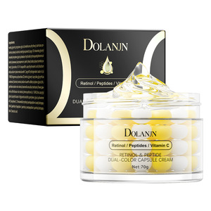 Crème en capsules bicolores au rétinol et aux peptides Dolanjn 70g, crème anti-rides pour le visage - Product Image 1