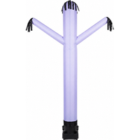 Mannequin gonflable Air Dancer de 3 mètres, blanc, thème Halloween (Souffleur vendu séparément)