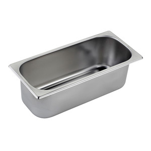 Contenitore per Gelato in Acciaio Inox 18/10, Recipiente per Conservazione Alimenti - Product Image 1