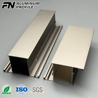 Profilé en aluminium 6063 pour la décoration de plafond, profilé d'extrusion en aluminium, taille et couleur personnalisées, profilé en aluminium anodisé