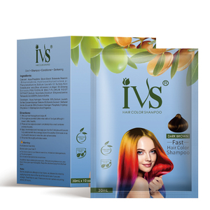 No PPD No ammoniaca 100% grigio copertura marrone <span class=keywords><strong>scuro</strong></span> naturale shampoo per capelli <span class=keywords><strong>a</strong></span> rapida morte 3 in 1 in tintura per capelli - Product Image 1