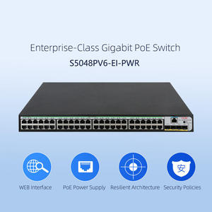 Commutateur H3C S5048PV6-EI-PWR Enterprise Access 48 ports Full Gigabit PoE 395W 4 SFP Uplink Géré Couche 2 - Product Image 1