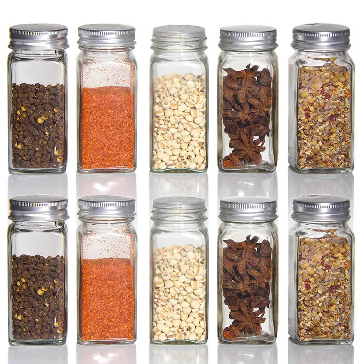 Wholesale Kitchen Food Storage Container Spice Organizer With Jars