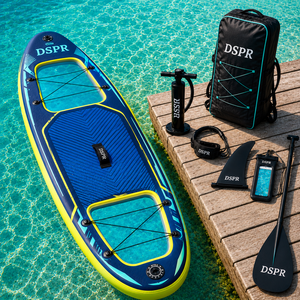 Tabla de Paddle Surf Familiar con Techo Transparente para Principiantes, Envío Rápido en 7 Días, Ideal para Vacaciones Acuáticas - Product Image 1