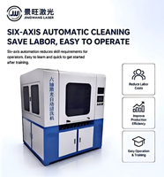 Machine de nettoyage au laser de qualité industrielle JINGWANG LASER sans produits chimiques 100W pour l'acier inoxydable et l'aluminium, facile à utiliser