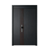 Porte de Sécurité en Alliage de Zinc pour Villa de Luxe, Conception Personnalisée, Résistante aux Pulvérisations Salines, Style Européen, Arquée, Anti-Effraction, Utilisation Extérieure pour Chambre