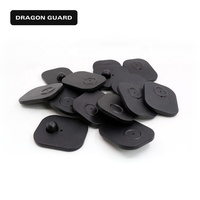DRAGON GUARD T004 Fabricant de gros RF 8.2MHz EAS antivol Sécurité carrée étiquette dure verrouillage magnétique pour