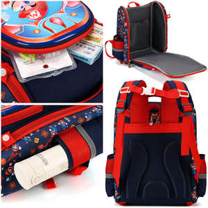 2025 nuevas mochilas informales bonitas para jardín <span class=keywords><strong>de</strong></span> infantes, mochilas escolares para niños en capas <span class=keywords><strong>de</strong></span> gran capacidad con logotipo <span class=keywords><strong>de</strong></span> impresión <span class=keywords><strong>de</strong></span> dibujos animados - Product Image 3