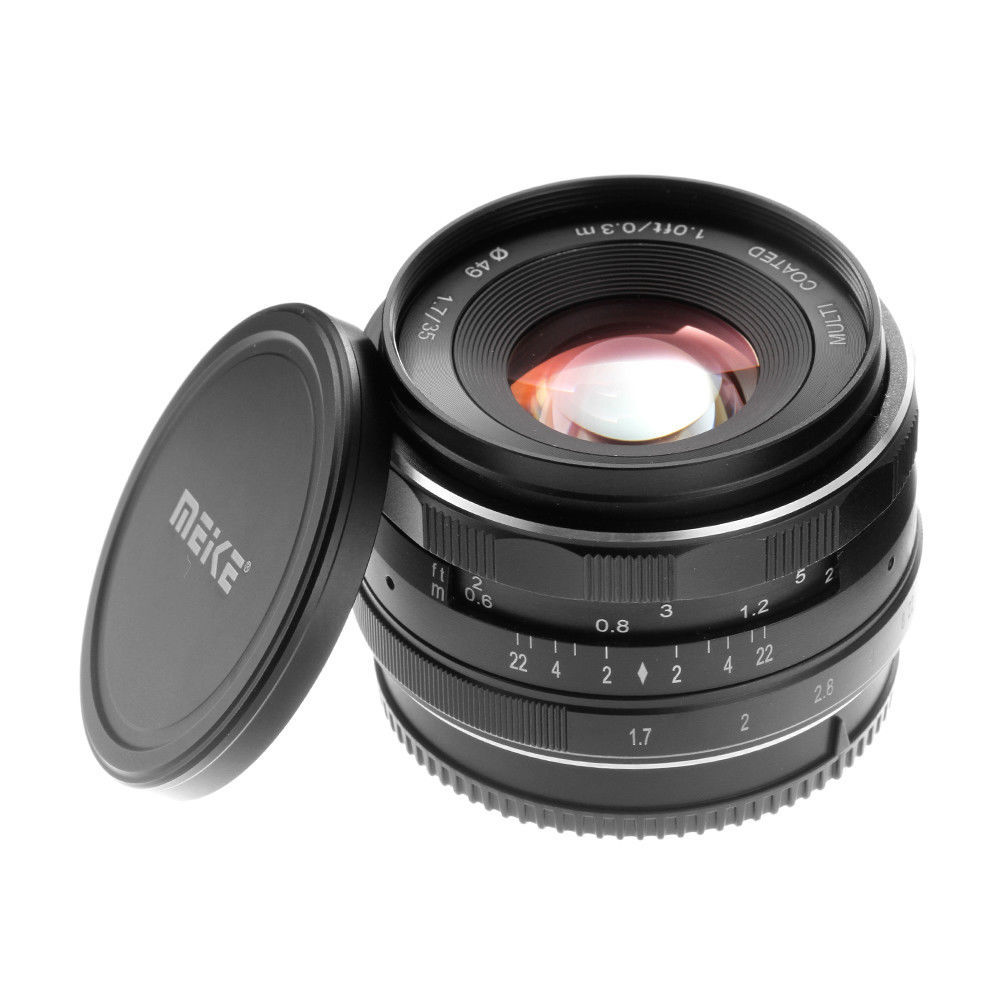 MEIKE 35mm F1.7 Prime Lens for Canon, Nikon, Sony E & Fujifilm