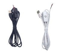 Sonxnele kabel pengisi daya USB untuk membuka ujung dengan saklar 501 untuk isolasi PVC konduktor tembaga Raspberry Pi 2 & 39