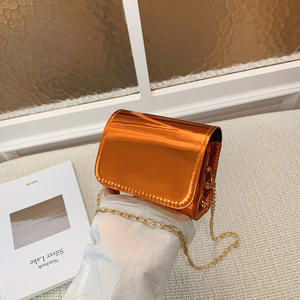 Fashion Underarm <b>Bag</b> 2025 New Retro Chain Single Strap PU Leather ZIP Closure Women's <b>Mini</b> Coin Purse Polyester Lining Wholesale - Product Image 6