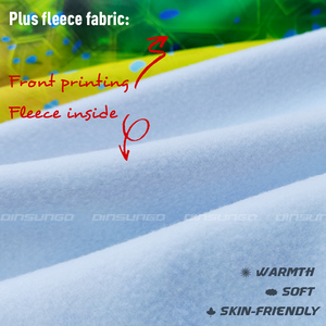 <span class=keywords><strong>Pull</strong></span> de pêche personnalisé pour l'hiver, imprimé, chaud, respirant, à manches longues, en polaire polaire, avec capuche - Product Image 5