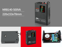 Régulateur de tension automatique électronique CA MRB-3000VA 3000VA, stabilisateur de tension mural à relais, monophasé 220V, prise murale
