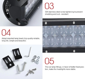 Thanh đèn LED ngoài trời 4x4 tích hợp đèn chiếu sáng bên hông, kích thước 7, 12, 14, 18, 20, 22, 28, 30, 34, 39 inch, có đèn chiếu sáng khi đậu xe - Product Image 4