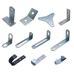 Support d'angle en fer en forme de L, connecteur de quincaillerie, support de meuble durable, galvanisé - Product Image 3