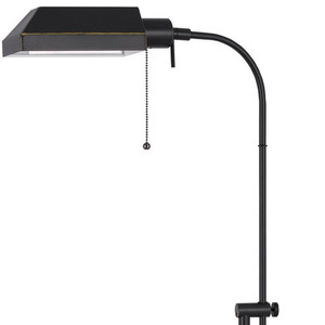 Lampada da terra HMS 57 \ "LED bronzo metallo lampada da terra regolabile con paralume quadrato in bronzo per la decorazione domestica corpo in ferro E27 Base - Product Image 5