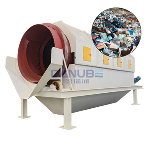 Usine de tri des déchets, Crible rotatif pour déchets, Classificateur d'agrégats, Machine de recyclage des déchets, Prix - Product Image 1