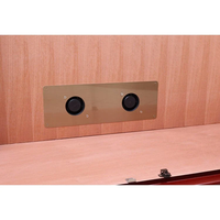 Zigarren-Vitrine aus Spanischer Zeder, Humidor-Schrank, Holzgehäuse mit LED-Beleuchtung, Lackierte Oberfläche, Maßgefertigte Abmessungen, Luxuriöse Ladeneinrichtung