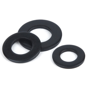 2mm-14mm White Black Nylon PA66 Plastic Gaskets <strong>Spacer</strong> Flat <strong>Washer</strong> - Product Image 3