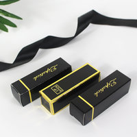 Petit emballage en carton de beauté avec logo personnalisé Brillant à lèvres Boîte cosmétique Papier cadeau Produit personnalisé de luxe pas cher Guangdong LX