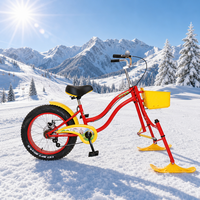 Vélo à neige pour enfants, luge sans moteur, équipement de divertissement pour station de ski