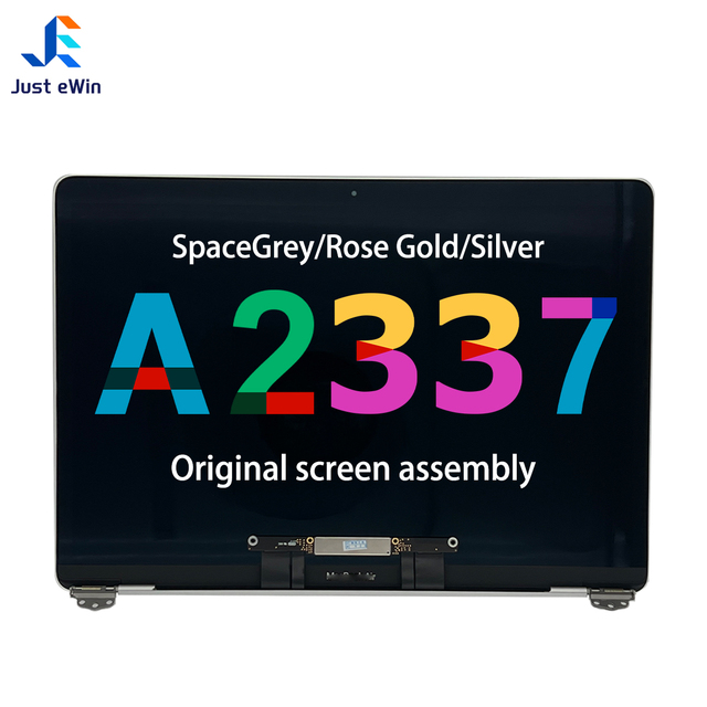 13.3 Inch Laptop Lcd Display for MacBook Air A2337 Retina Full LCD Assembly Screen M1 EMC 3598 2020 Space Gray Gold Silver