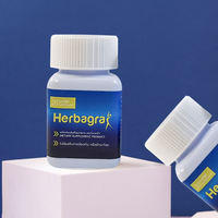 Complément Alimentaire Herbal OEM pour l'Amélioration Masculine, Capsules Bleues, Fibres Alimentaires, Soutien Énergétique, Conditionnement en Bouteille