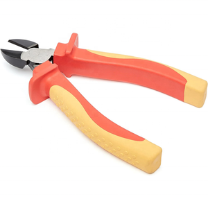 <span class=keywords><strong>VED</strong></span> 1000V, alicates aislados de Punta larga, cortador de cables, pelacables de electricista, herramienta Multi Manual, estuche rígido de aluminio y acero, 2 juegos - Product Image 3