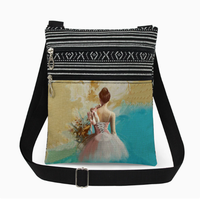 Sac à bandoulière populaire 2026 avec imprimé de ballerine de dessin animé mignon, sac de voyage pour femme, sac de danse et de cosmétiques