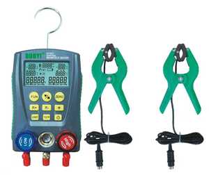 Manómetro Digital Compuesto para HVAC y Refrigeración con Pantalla LCD, Válvulas de Baja y Alta Presión, Herramienta de Manifold - Product Image 2