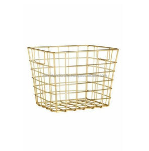 Cestas de alambre modernas de lujo para el hogar, cesta de almacenamiento de alambre de cocina, diseño a la moda, personalizado, precio de fábrica, estilo americano, gran oferta - Product Image 3